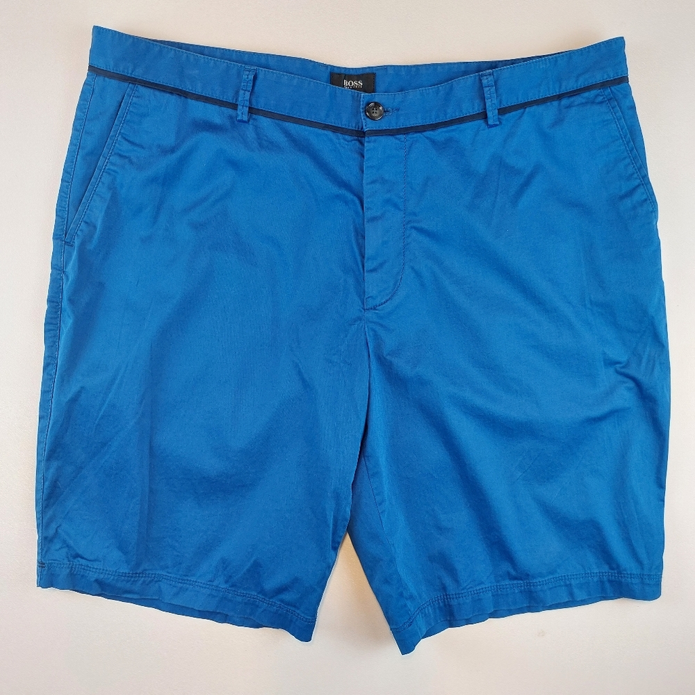 Hugo Boss Shorts 40R Bright Blue Stretch Golf